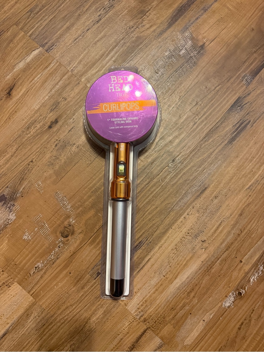 BedHead Curlipops Curling Iron in Purple and Gold